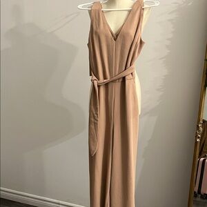 Wilfred Beige Ecoulement Sleeveless Jumpsuit